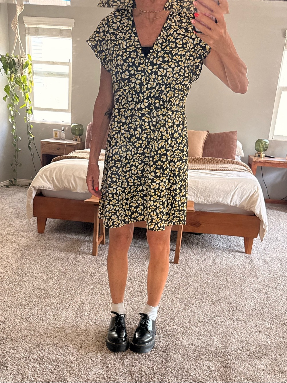 Zara short floral sundress